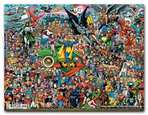 New History Of The DC Universe #1 (2025) cover d koblish legacy wraparound variant