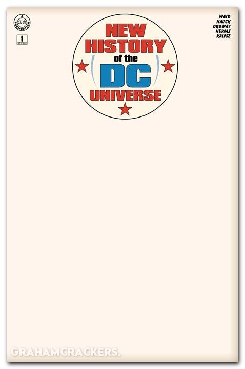 New History Of The DC Universe #1 (2025) cover g blank variant