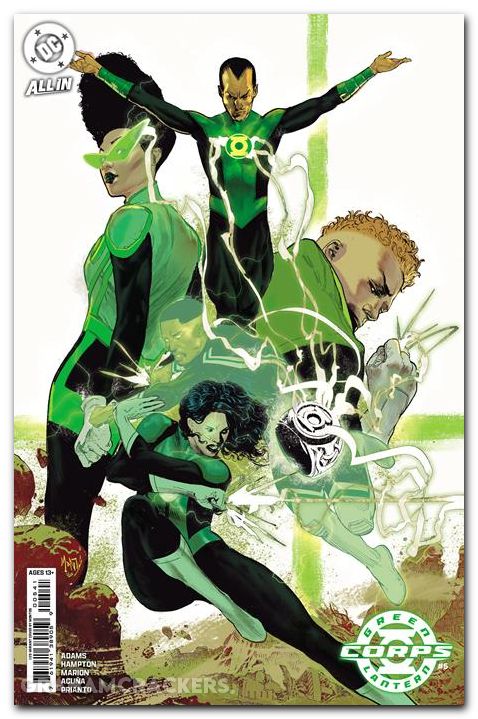 Green Lantern Corps #5 (2025) cover d montos variant