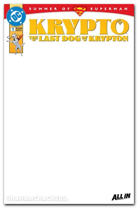 Krypto The Last Dog Of Krypton #1 (2025) cover d blank variant