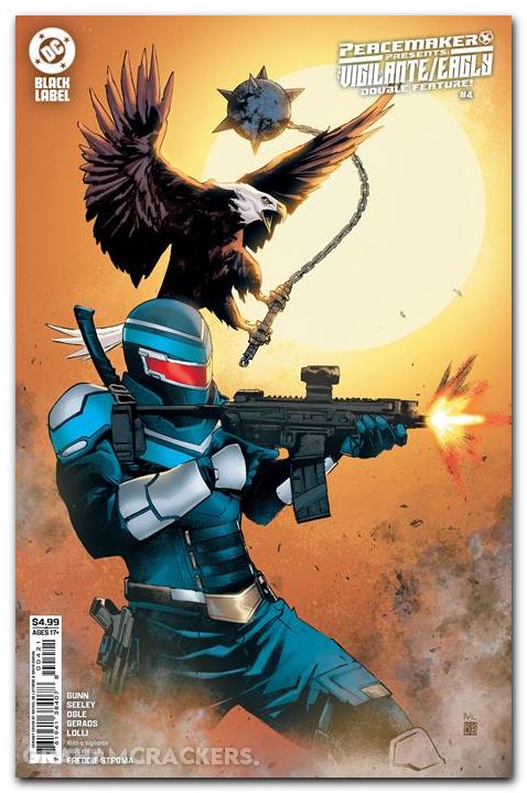 Peacemaker Presents The Vigilante Eagly Double Feature #4 (2025) cover c de latorre variant