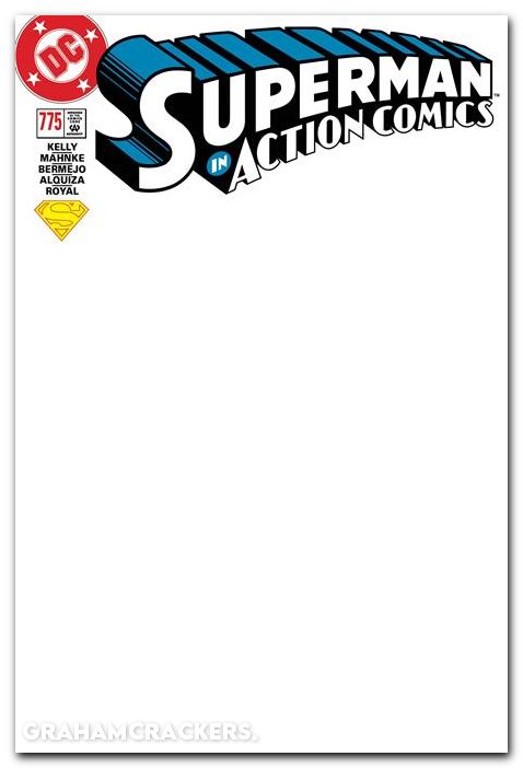 Action Comics #775 (1938) 2025 facsimile edition cover d blank variant