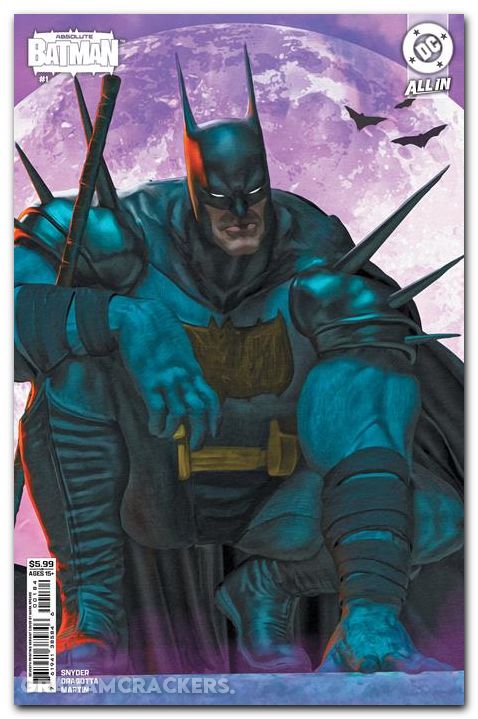 Absolute Batman #1 (2024) seventh print cover b spears connecting variant