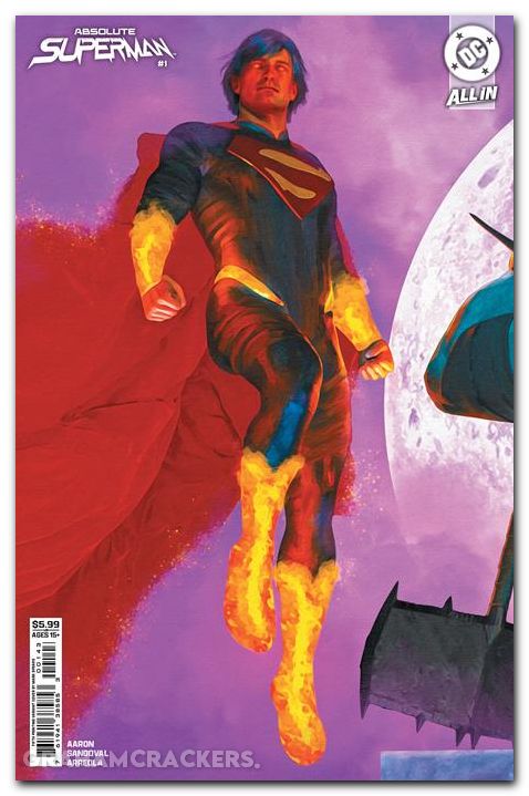 Absolute Superman #1 (2024) fifth print cover b spears connecting variant