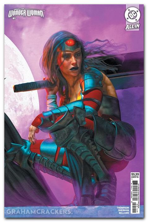 Absolute Wonder Woman #1 (2024) sixth print cover b spears connecting variant