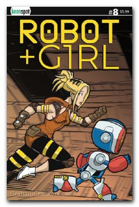 Robot + Girl #8 cover a