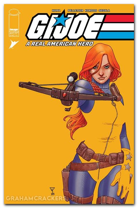 GI Joe A Real American Hero #317 (2023) cover c portela camouflage variant
