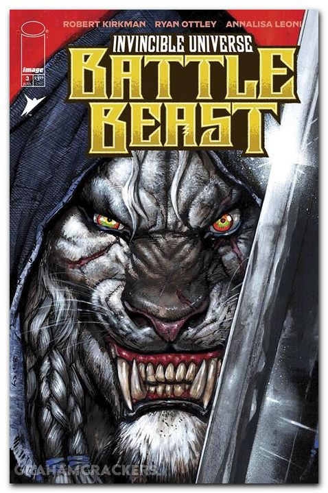 Invincible Universe Battle Beast #3 (2025) cover f bisley variant