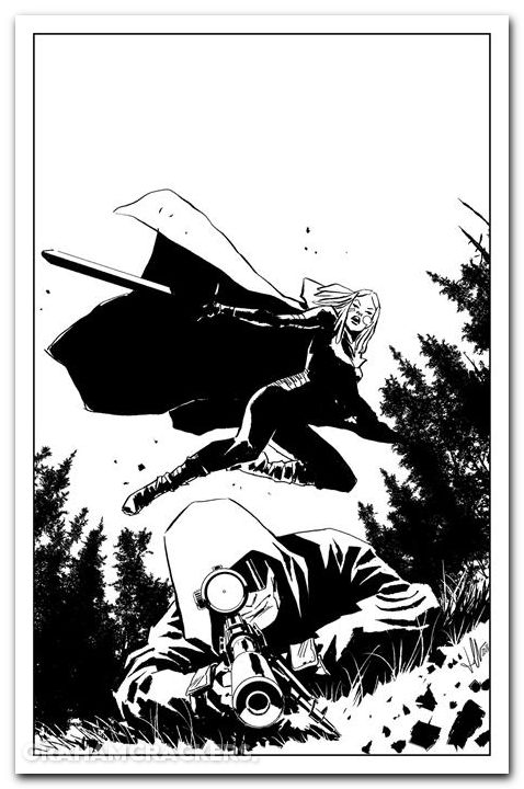 Lost Fantasy #2 cover c casalanguida b&w variant