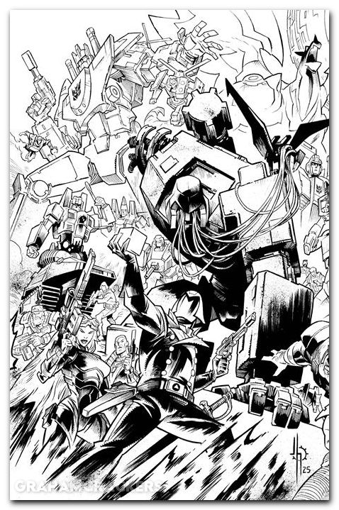 Transformers #21 (2023) cover g howard energon universe second anniversary variant