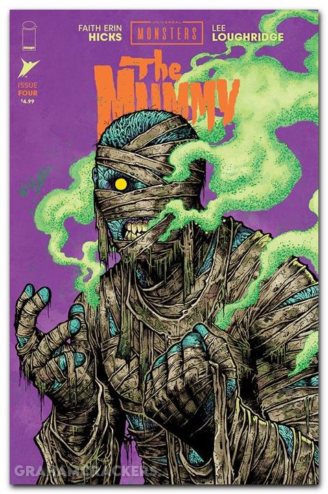 Universal Monsters The Mummy #4 (2025) cover f wolf variant