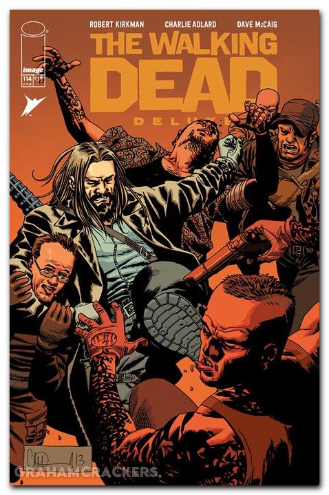 Walking Dead Deluxe #114 cover b adlard variant