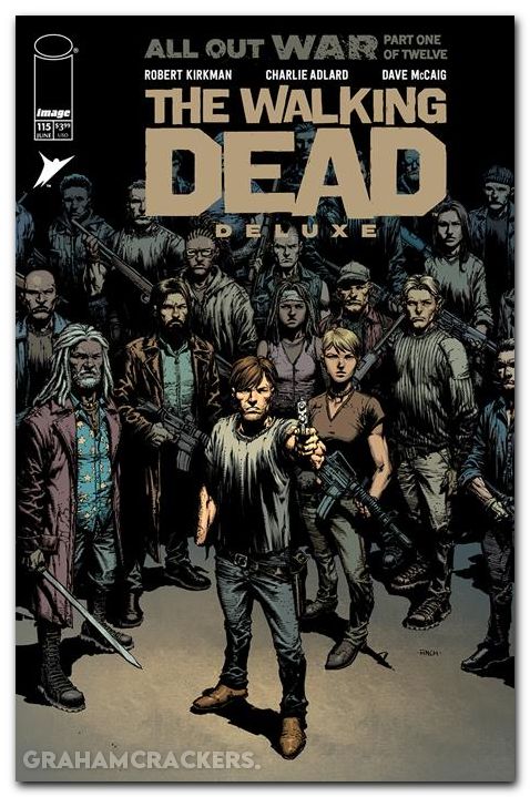 Walking Dead Deluxe #115 cover a