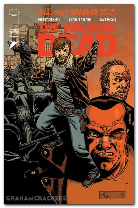 Walking Dead Deluxe #115 cover b adlard variant