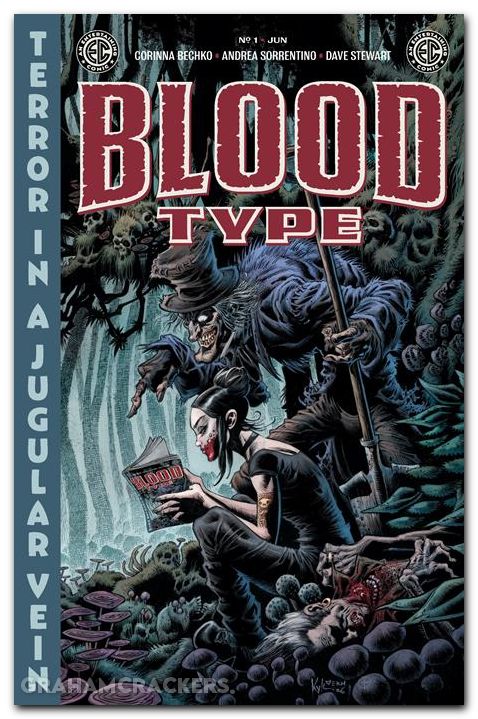 EC Blood Type #1 (2025) cover g hotz horror host variant