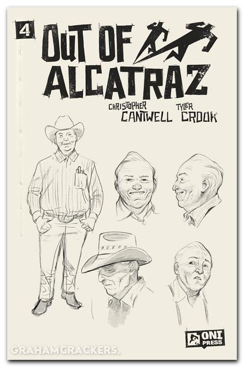 Out Of Alcatraz #4 (2025) cover c crook sketchbook variant