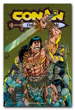 Conan The Barbarian #21 (2023) cover b wolf variant