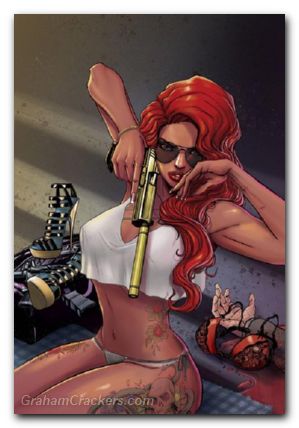 Heat Seeker Exposed A Gun Honey Series #1 (2025) cover h brao unique blind polybagged variant