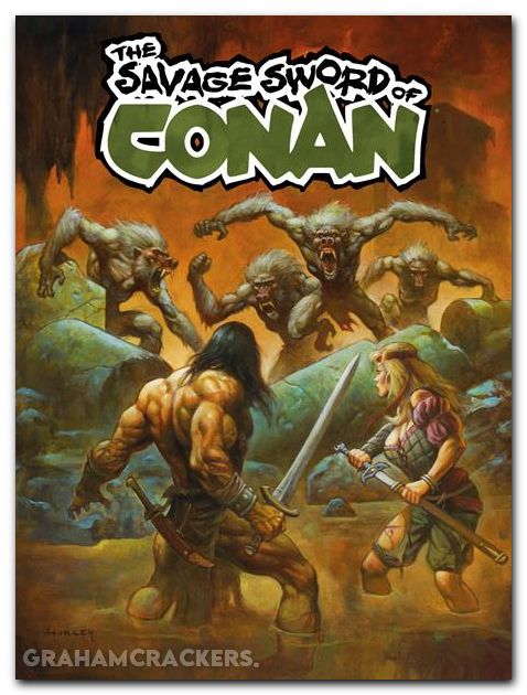 Savage Sword Of Conan #9 (2024) cover b horley variant