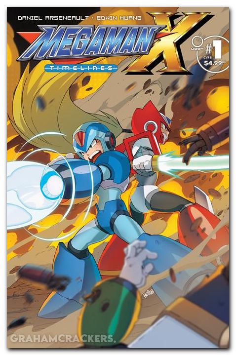Mega Man X Timelines #1 (2025) cover b steinbach variant