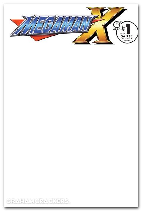 Mega Man X Timelines #1 (2025) cover d blank sketch variant