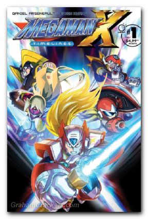 Mega Man X Timelines #1 (2025) cover e cruz variant