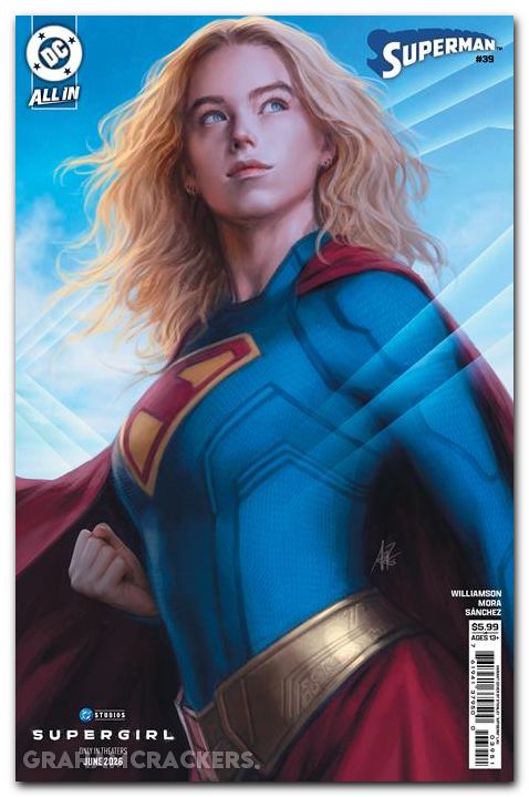 Superman #39 (2023) cover e artgerm supergirl movie variant