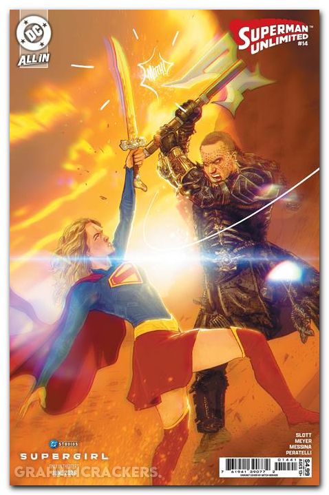 Superman Unlimited #14 (2025) cover d gerads supergirl movie variant