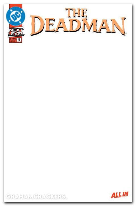 Deadman #1 (2026) cover f blank variant