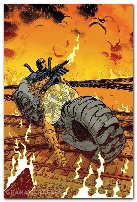Deathstroke The Terminator #4 (2026) cover d hamner variant