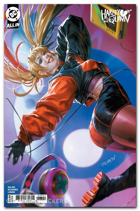 Harley Quinn #63 (2021) cover d chew variant