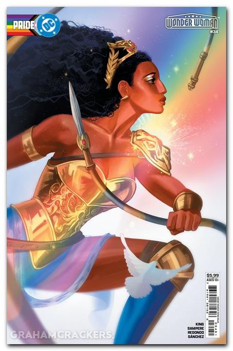 Wonder Woman #34 (2023) cover e wajid dc pride variant