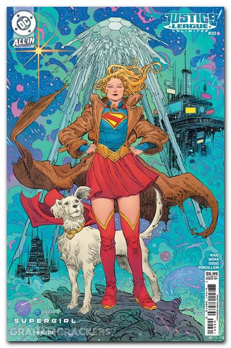Justice League Unlimited #20 (2024) cover f evely supergirl movie variant