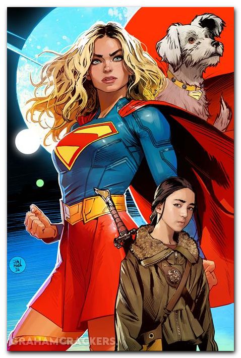 Batman Superman Worlds Finest #52 (2022) cover d mora supergirl movie variant