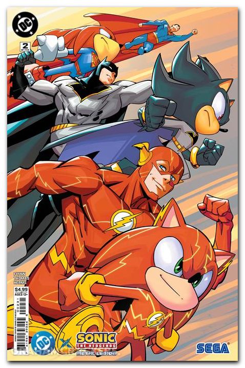 DC X Sonic The Hedgehog The Metal Legion #2 (2026) cover c di nicuolo variant