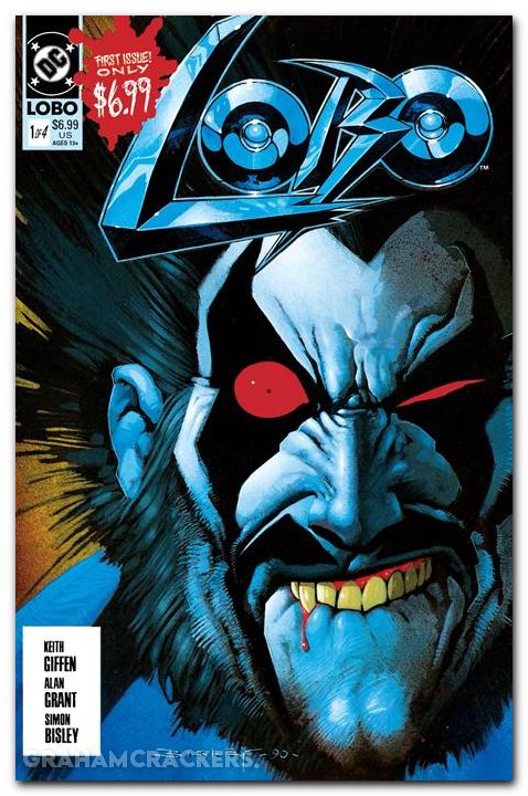 Lobo #1 (1990) 2026 facsimile edition cover c bisley foil variant