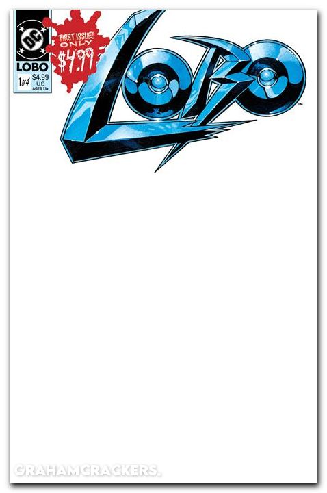 Lobo #1 (1990) 2026 facsimile edition cover d blank variant