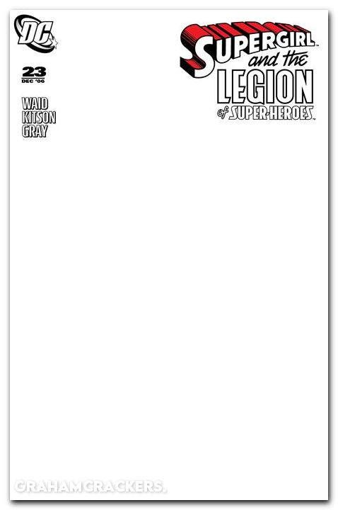 Supergirl And The Legion Of Super-Heroes #23 (2006) 2026 facsimile edition cover d blank variant