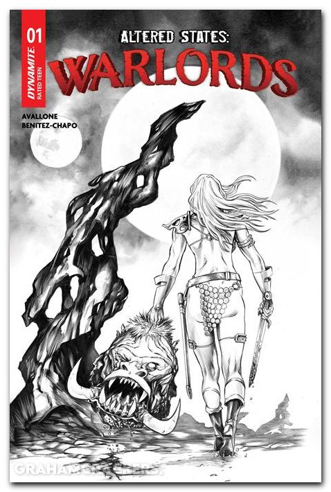 Altered States Warlords #1 (2026) cover j rooth line art variant