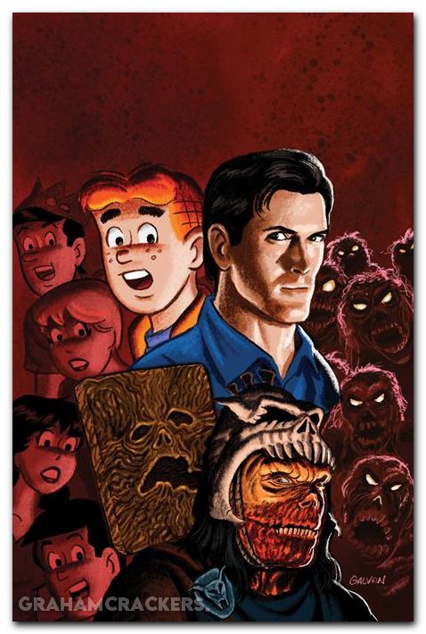 Archie X Army Of Darkness #5 (2026) cover j galvan virgin variant