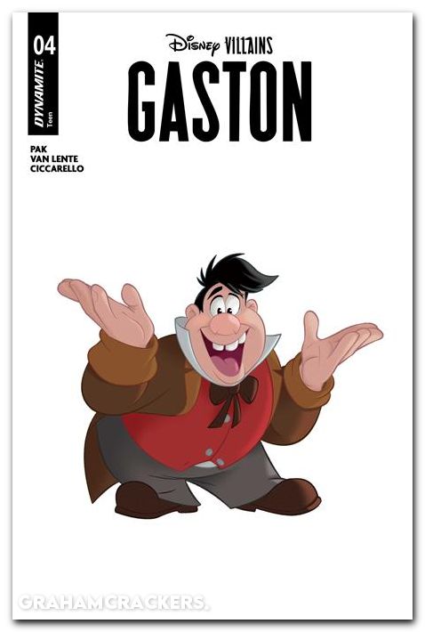 Disney Villains Gaston #4 (2026) cover b animation art variant