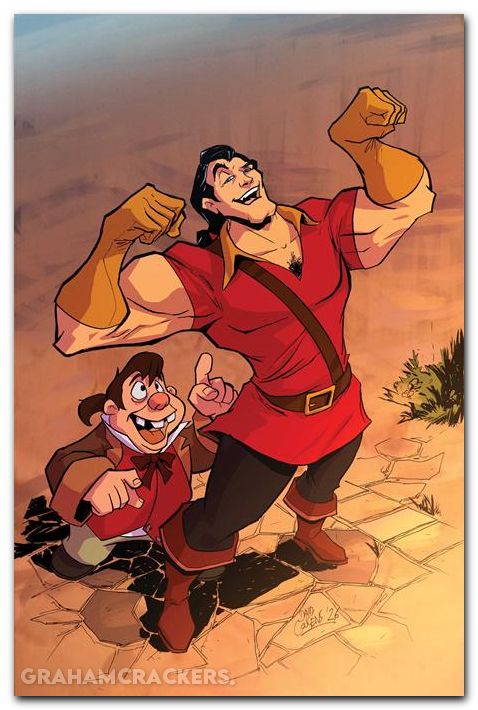 Disney Villains Gaston #4 (2026) cover e cousens virgin variant