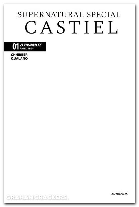 Supernatural Special Castiel #1 (2026) cover d blank authentix variant