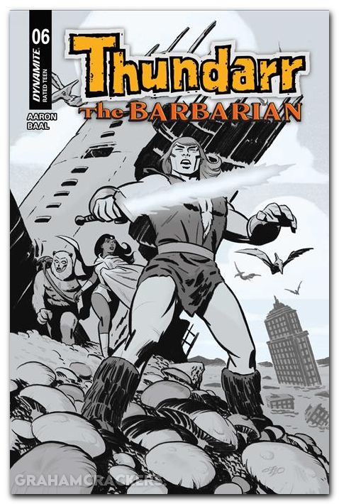 Thundarr The Barbarian #6 (2026) cover f cho line art variant