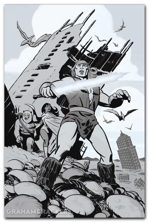 Thundarr The Barbarian #6 (2026) cover h cho line art variant