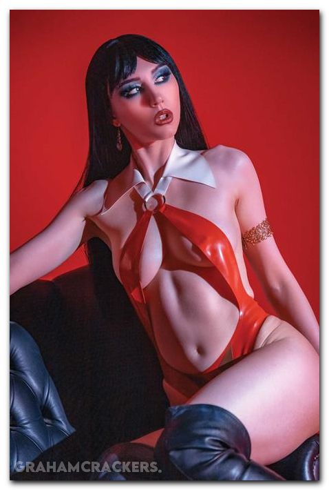 Vampirella Armageddon #12 (2026) cover f cosplay virgin variant