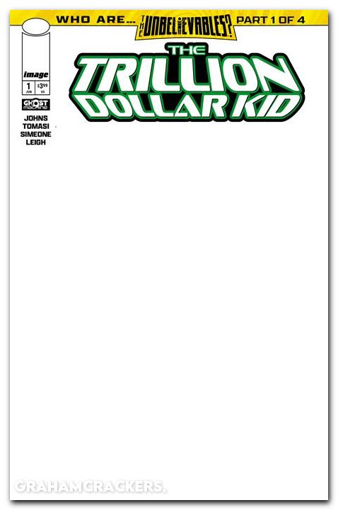 Trillion Dollar Kid #1 (2026) cover e blank sketch variant