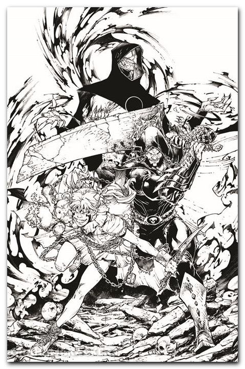 Curse Of Sherlee Johnson #6 (2025) cover c booth b&w virgin variant