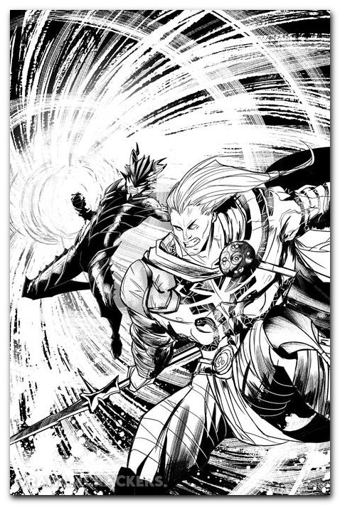 Fireborn #3 (2026) cover c mulholland b&w variant