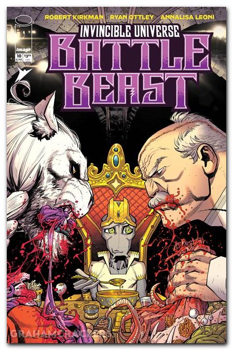 Invincible Universe Battle Beast #10 (2025) cover a